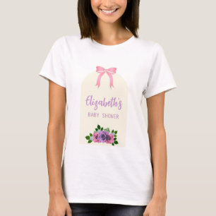 Camiseta Rosas del jardín rosan Baby Shower