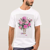 Rosas en un tarro de cristal