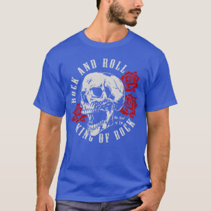 Camiseta rosas estrella de rock and roll celebridad superes