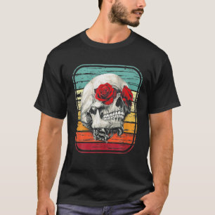 Camiseta Rosas Flores De Azúcar Muertas Florales  Retro Vin