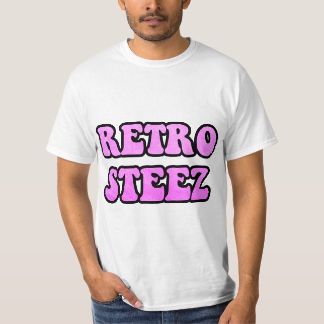 Camiseta Rosas fuertes Steez retro (Anverso)