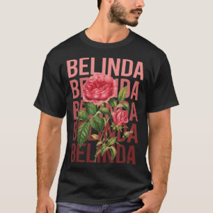 Camiseta Rosas Hermosas - Nombre Belinda