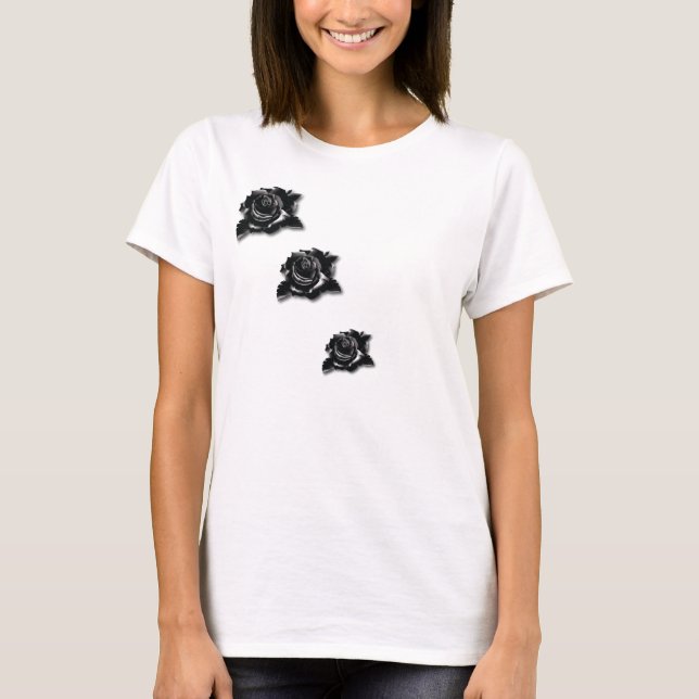 Camiseta Rosas Negras (Anverso)