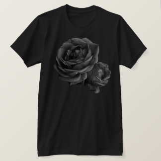Camiseta Rosas negras góticas