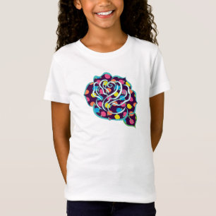 Camiseta Rosas neones niños y camisas bebés