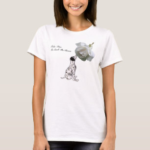 Camiseta Rosas olores Rosa de cachorro Inspirador