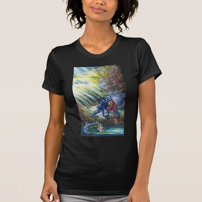 Camiseta ROSAS olvidados luchan contra caballeros, dinero y (Anverso)