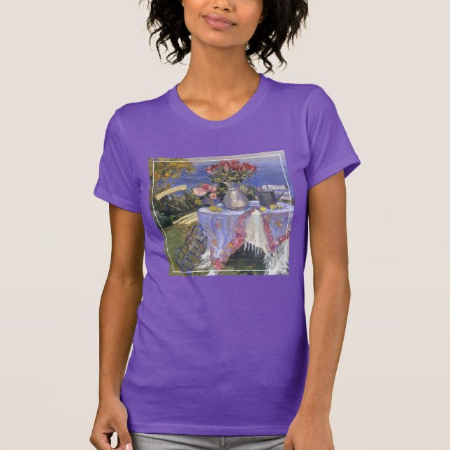 Camiseta Rosas por el mar (Anverso)