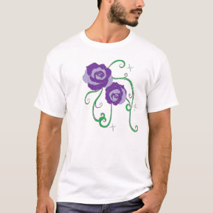 Camiseta Rosas púrpuras