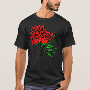 Camiseta Rosas rojas para hombres mujeres y jóvenes TShirt