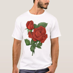 Camiseta Rosas rojos
