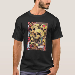 Camiseta Rosas Skulls Ladybug Bong & Bones Hombres Mujeres
