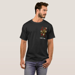 Camiseta Rosas Trepadoras Encantadas Inicial “A”