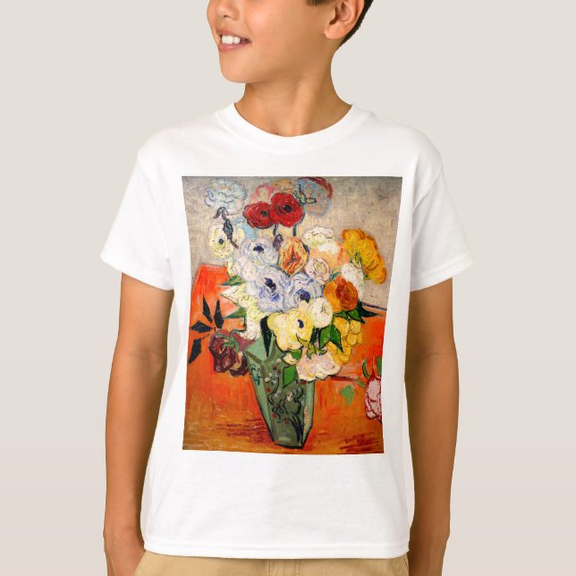 Camiseta Rosas Van Gogh y Anemones (Anverso)