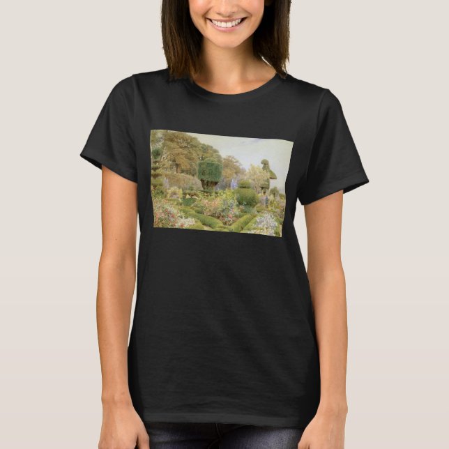 Camiseta Rosas y adeptos de Elgood, el Viejo Jardín Inglés (Anverso)