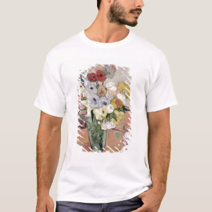 Camiseta Rosas y anémonas, 1890 de Vincent van Gogh el