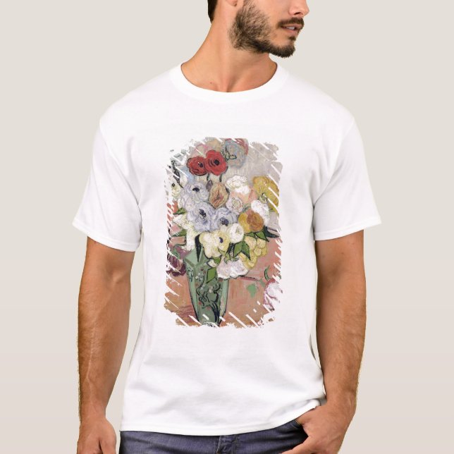 Camiseta Rosas y anémonas, 1890 de Vincent van Gogh el | (Anverso)