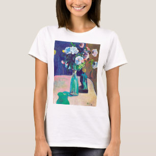 Camiseta Rosas y estatuilla, Gauguin