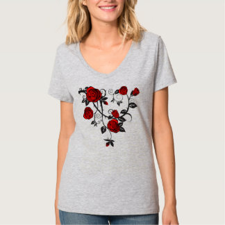 Camiseta Rosas y vides