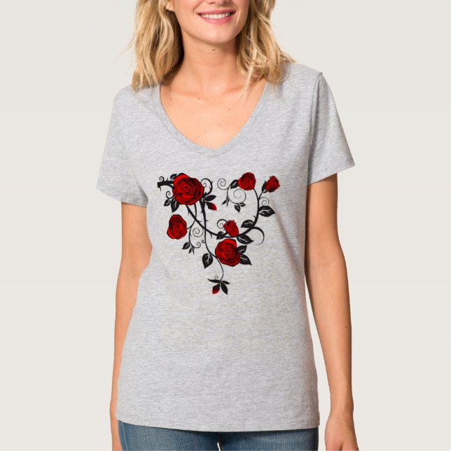 Camiseta Rosas y vides (Anverso)