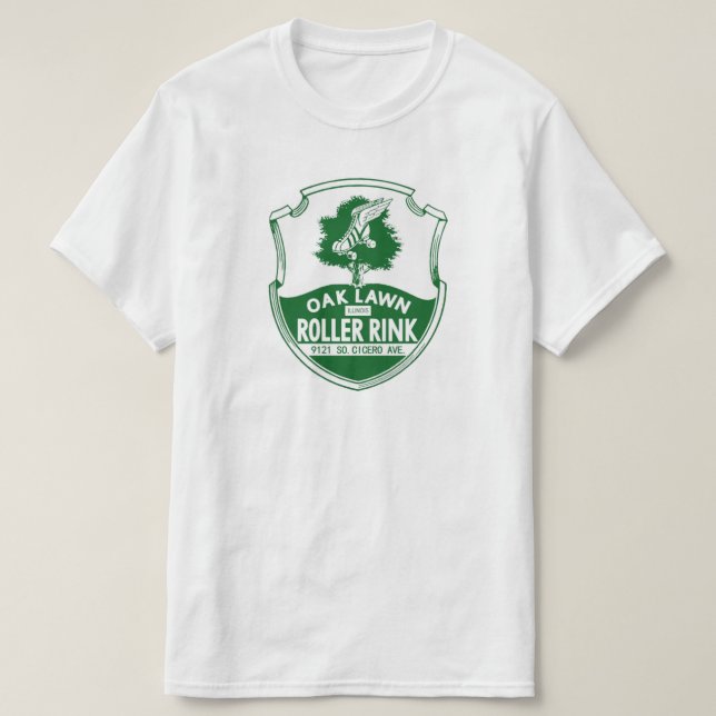 Camiseta Rosca de rollo de roble, jardín de roble, Illinois (Diseño del anverso)