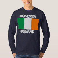 Roscea, Irlanda con bandera irlandesa