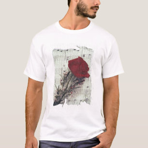 Camiseta <Rose and Music> por Kim Koza 2