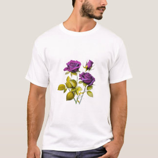 Camiseta Rose Image -Mystical Elegance Floral Illustration