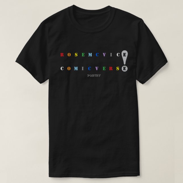 Camiseta Rose McVice - Verso Cómico (Diseño del anverso)