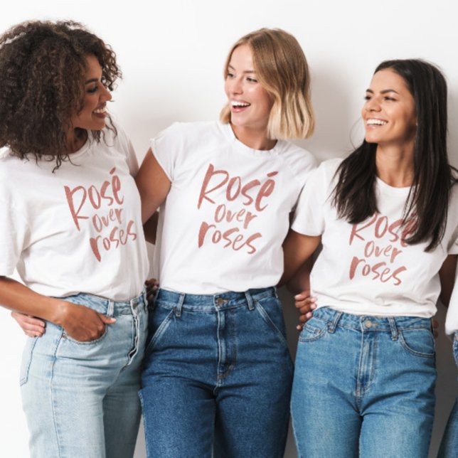 Camiseta Rosé por rosas anti-El día de San Valentín (Subido por el creador)