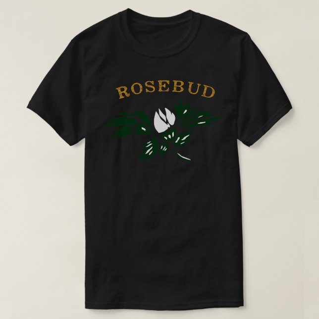 Camiseta Rosebud (Diseño del anverso)