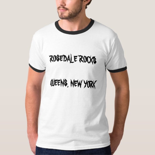 CAMISETA ROSEDALE ROCKS QUEENS, NUEVA YORK (Anverso)