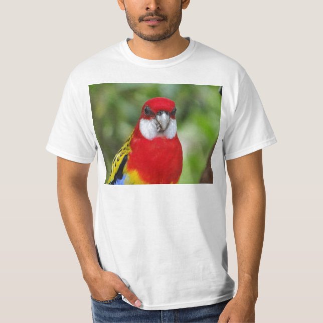 Camiseta Rosella del este masculino (Anverso)