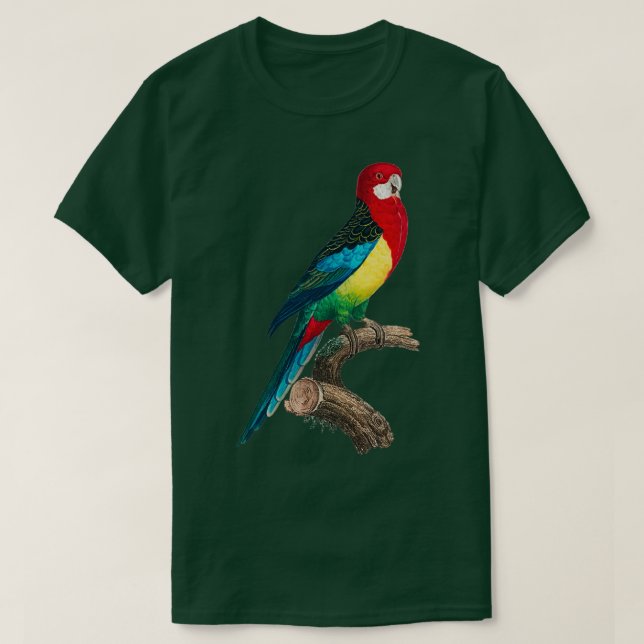 Camiseta Rosella oriental (Diseño del anverso)