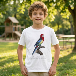 Camiseta Rosella oriental o perico Platycercus eximius