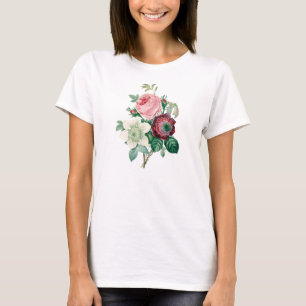 Camiseta Roses anemones bouquet