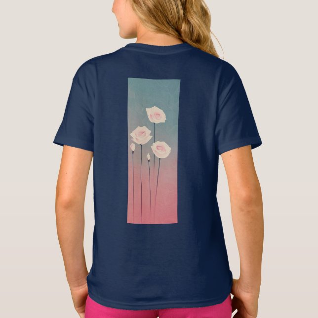 Camiseta Roses, personalized (Reverso)