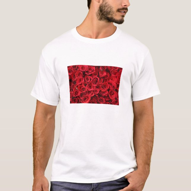 Camiseta Roses rojos (Anverso)