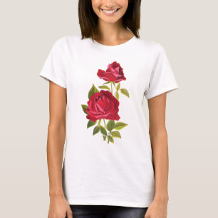 Camiseta Roses rojos