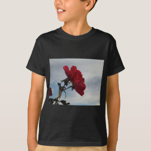 Camiseta Roses rojos contra un brillante cielo azul
