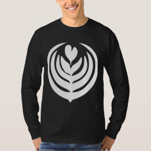 Camiseta Rosetta Barista Latte Art Flower Coffee Avers