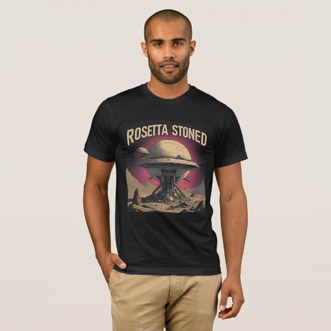 Camiseta Rosetta de la herramienta: arte cómico retro de ci (Anverso completo)
