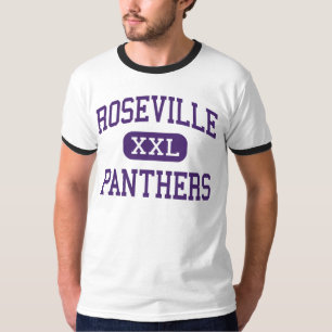 Camiseta Roseville - panteras - alto - Roseville Illinois