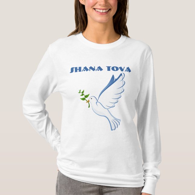 Camiseta Rosh Hashana Judía Año Nuevo Chorro (Anverso)