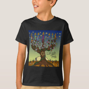 Camiseta Rosh Hashanah L'Shanah Tovah Árbol De La Vida Meno