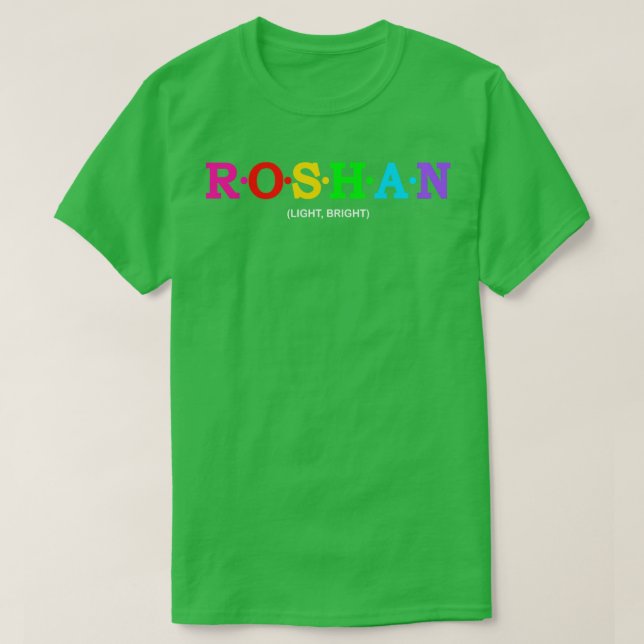 Camiseta Roshan Light Bright (Diseño del anverso)