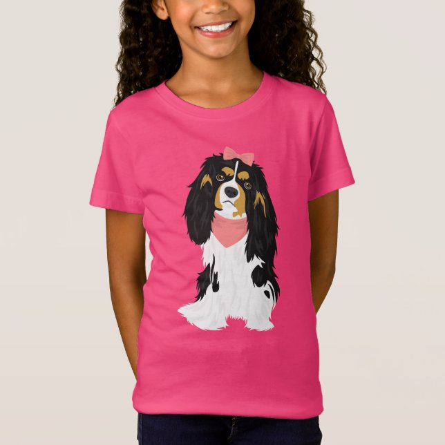 Camiseta Rosie el perro de aguas de rey Charles arrogante (Anverso)