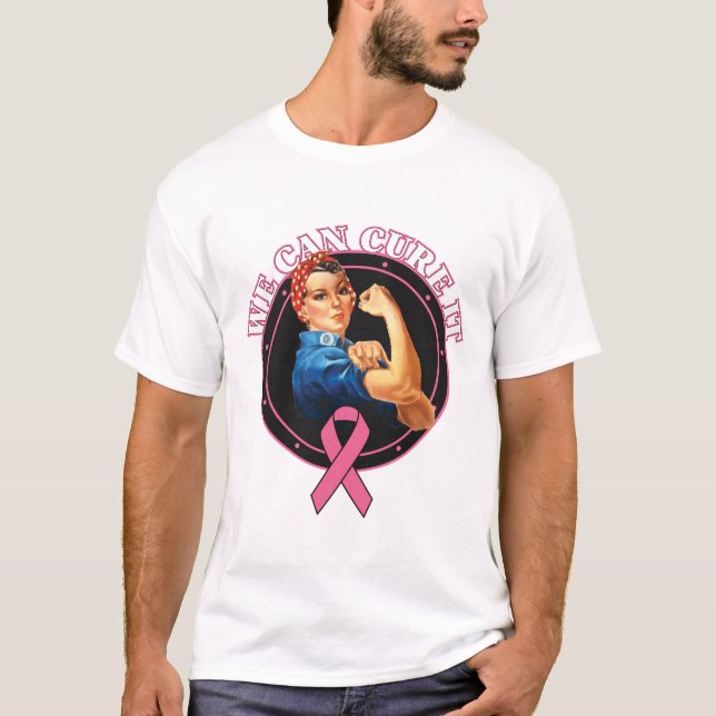 Camiseta Rosie el remachador podemos curarlo cáncer de (Anverso)