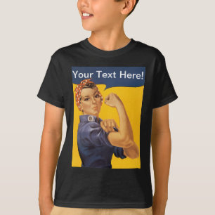 Camiseta ¡Rosie el remachador podemos hacerlo! Su texto