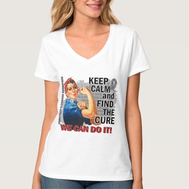 Camiseta Rosie guarda Parkinsons tranquilo (Anverso)